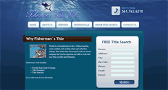 Desktop Screenshot of fishermanstitle.com